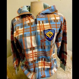Vintage ENYCE Clothing plaid hoody S